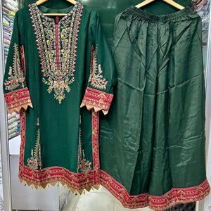 women Beautiful handwork Pakistani ready to wear suit party wear suit wedding
